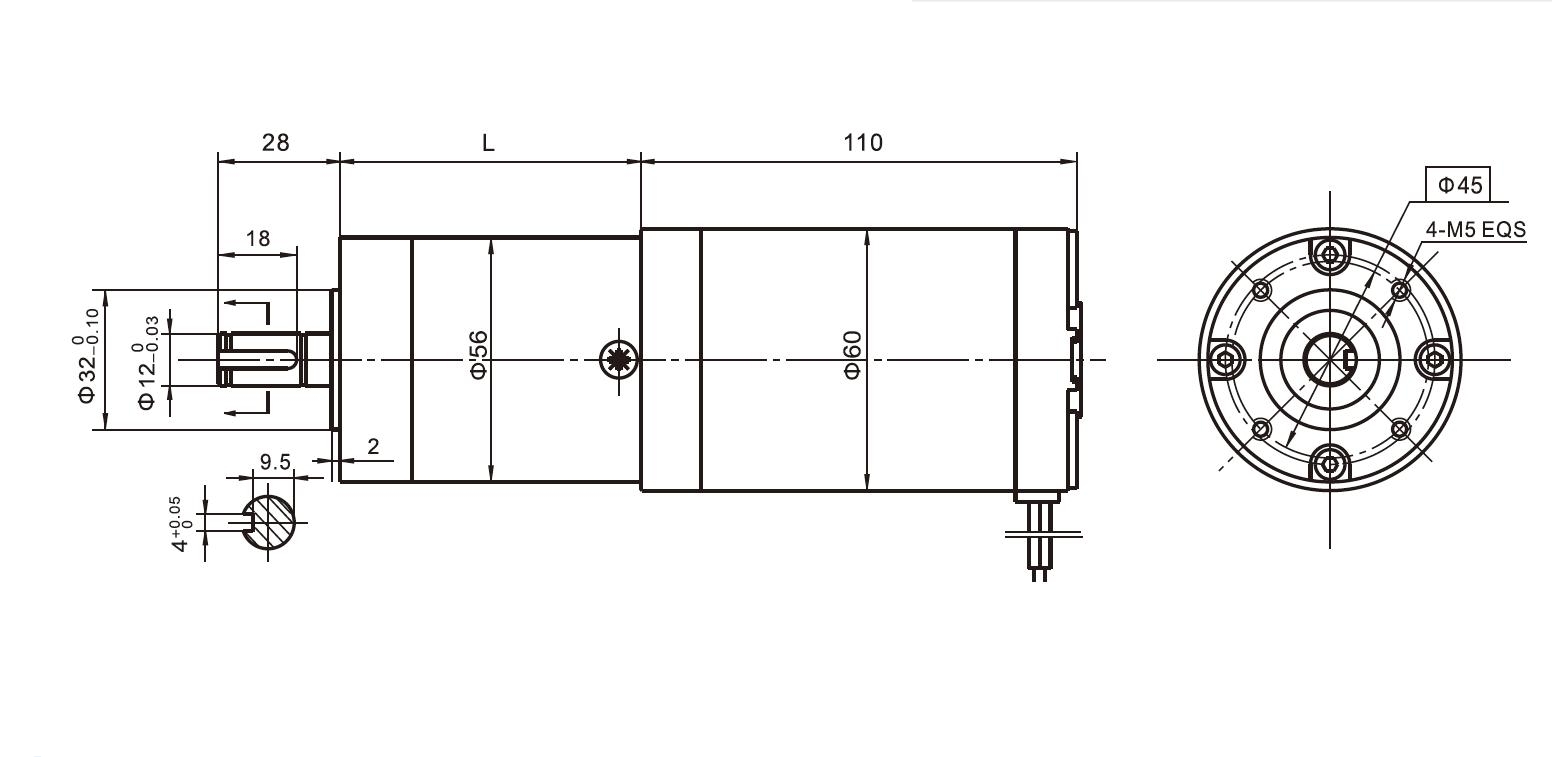 Мотор-редуктор 56JX300K/60ZY105